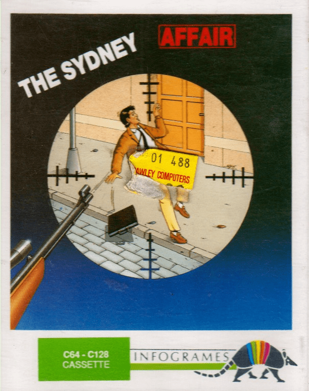 The Sydney Affair box art for Commodore 64